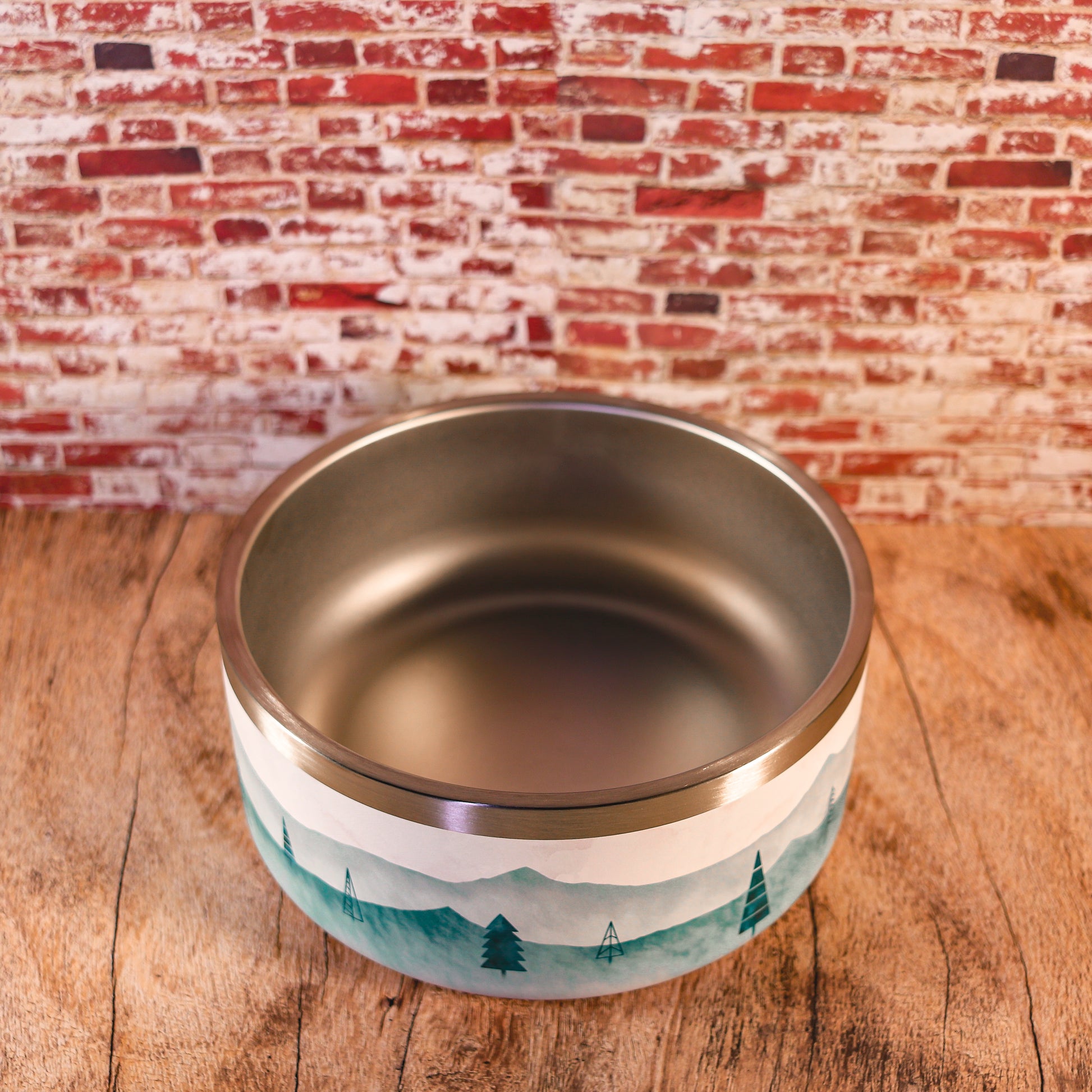 AlpHünd Designer Stainless Steel Dog Bowl. Insulated and Durable. Easy Clean. Pet bowl. Dog Bowl. Dog Dish. Dog water bowl. 